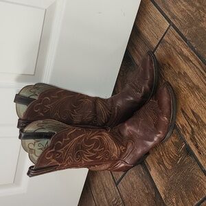 ARIAT Womens Brown Leather Heritage Cowboy Boots Size 7.5B Style 15728